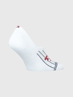 1Pack Logo Footie Socks White Tommy Hilfiger