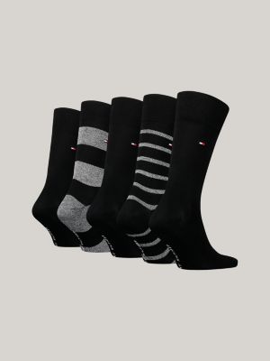 5-Pack Classics Flag Socks Gift Box | Black | Tommy Hilfiger