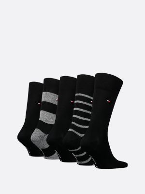 5-Pack Classics Flag Socks Gift Box | Black | Tommy Hilfiger