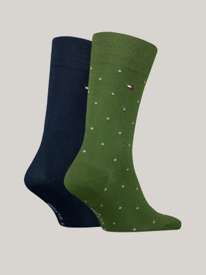 2-Pack Classics Polka Dot Socks | Green | Tommy Hilfiger