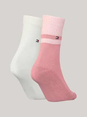 2-Pack Classics Bouclé Stripe Socks Gift Set | Pink | Tommy Hilfiger