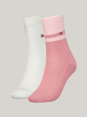 Chaussettes Access Femme TOMMY HILFIGER Chaussettes Fem. Lot de 2 Bla  Couleur fournisseur Blanc Taille 35/38