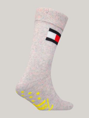 chaussettes classics antidérapantes blanc pour unisexe tommy hilfiger