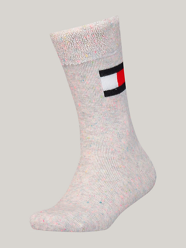 white 1-pack classics anti-slip socks for unisex tommy hilfiger