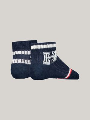 lot de 2 paires de chaussettes classics blue pour unisexe tommy hilfiger