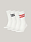4-Pack Stripe Socks Gift Box | White | Tommy Hilfiger