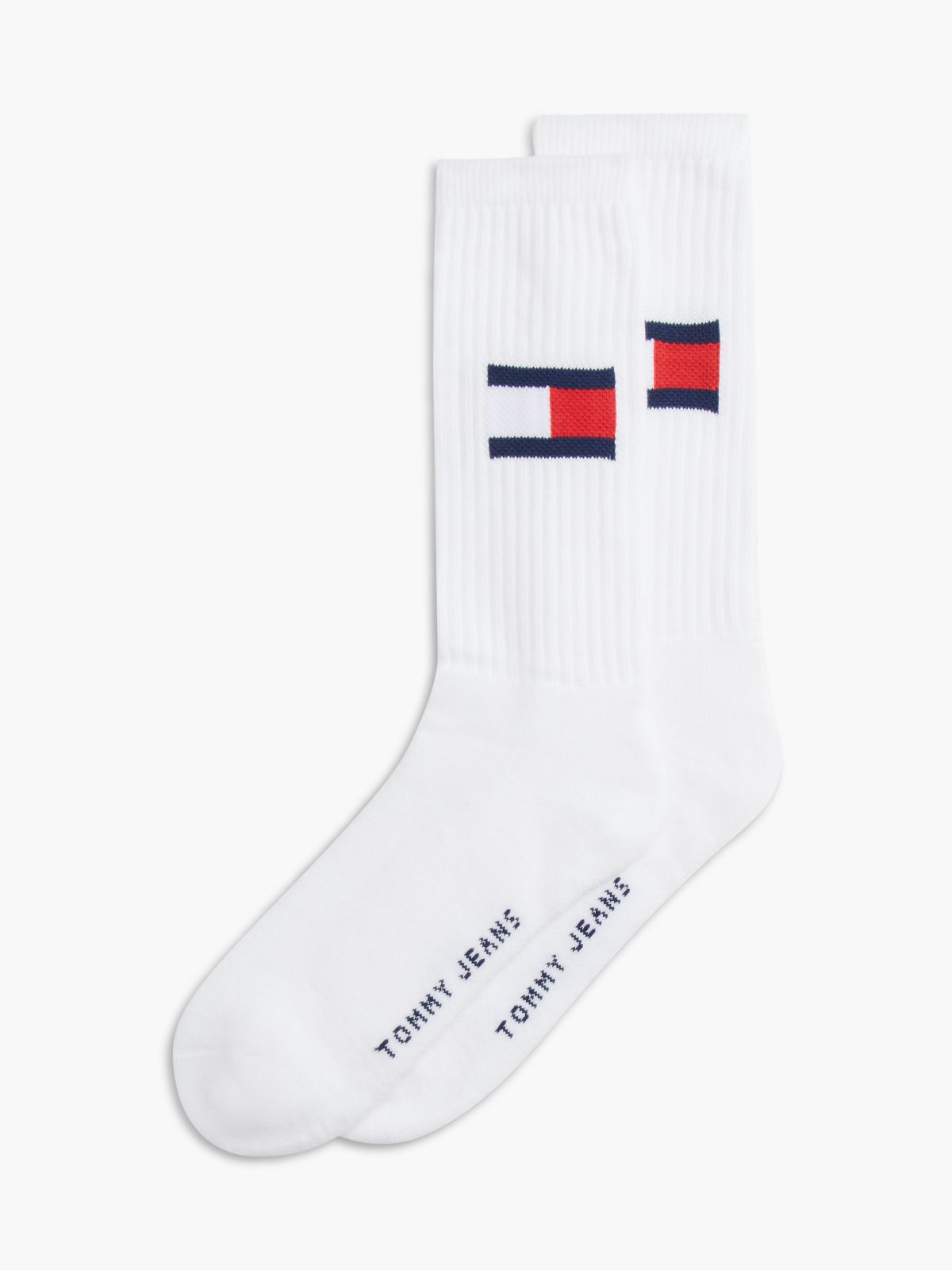 2-Pack Flag Socks — White