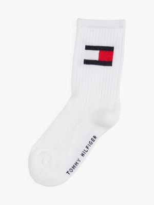 pink 1-pack ribbed socks for women tommy hilfiger