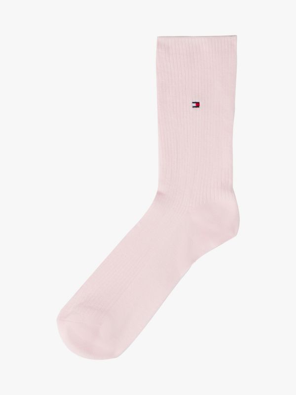 1-Pack Ribbed Socks — Pink