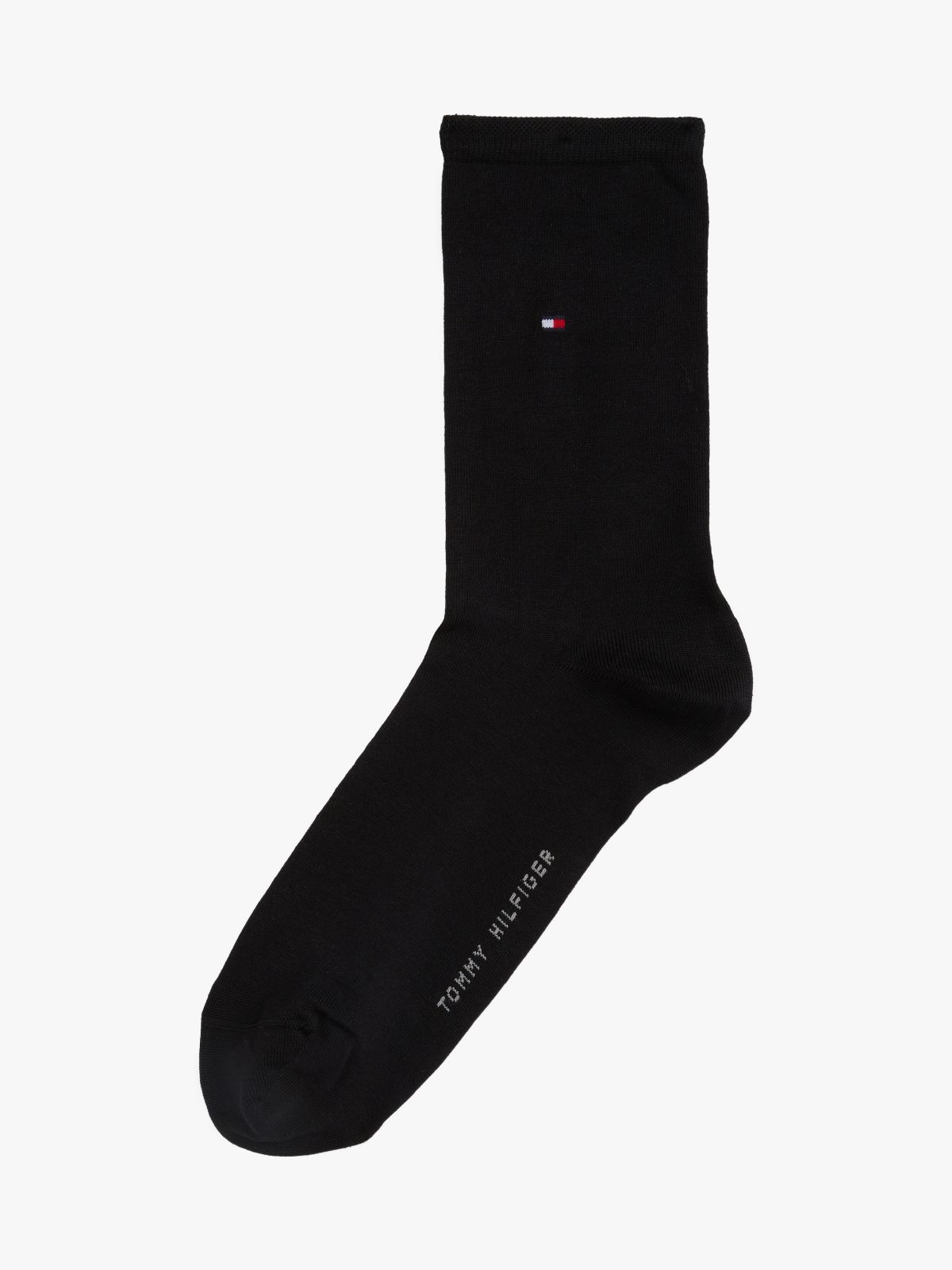 1-Pack Flag Embroidery Socks With Silk — Black