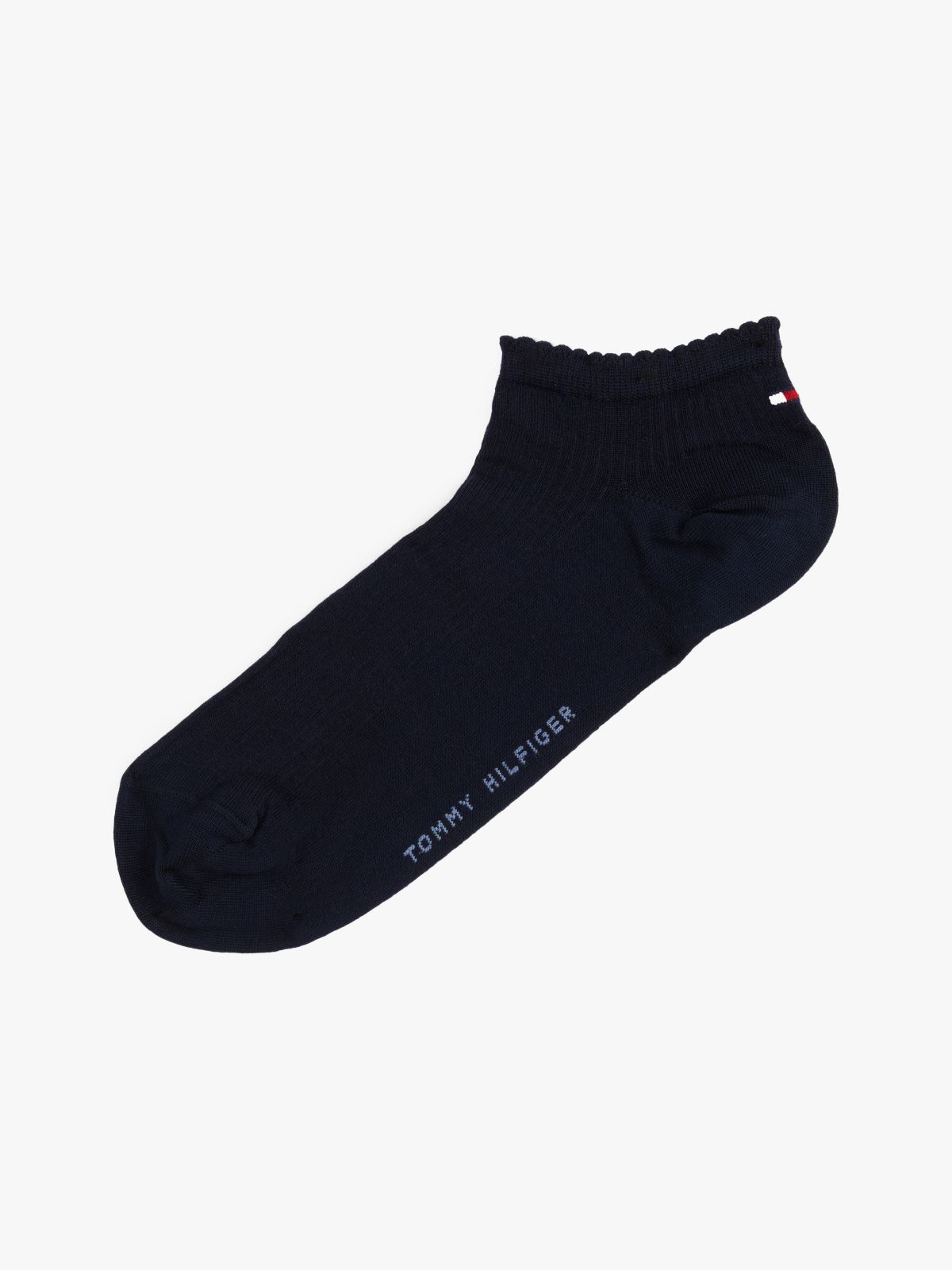 1-Pack Ribbed Trainer Socks — Blue