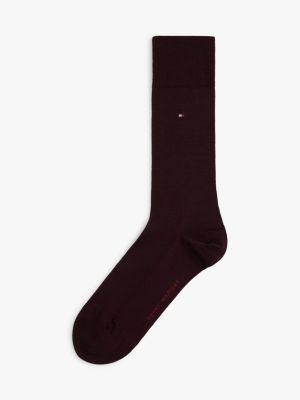 grey 1-pack wool blend socks for men tommy hilfiger