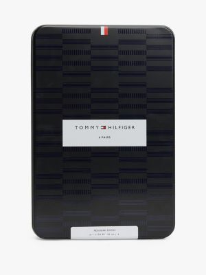 grey 6-pack socks gift set for men tommy hilfiger