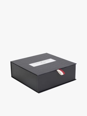 purple 3-pack socks gift box for men tommy hilfiger