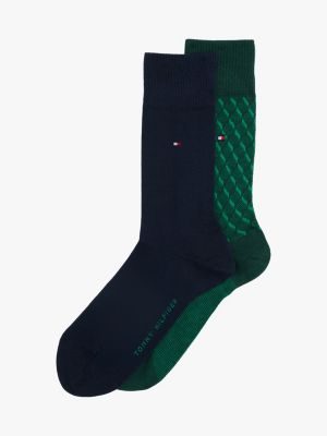 pack de 2 calcetines green de hombres tommy hilfiger