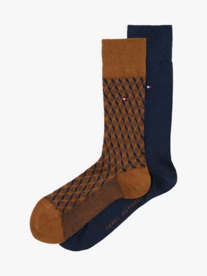 khaki 2-pack socks for men tommy hilfiger