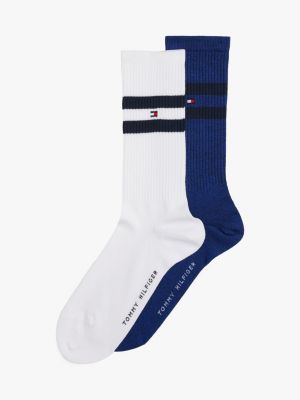 purple 2-pack mouliné socks for men tommy hilfiger