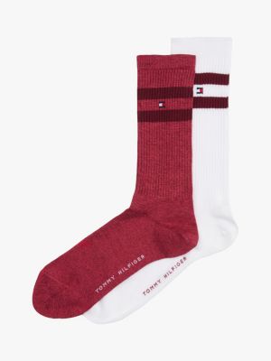 grey 2-pack mouliné socks for men tommy hilfiger