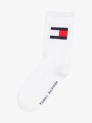 2 pack calzini con bandierina black da gender-inclusive bambini tommy hilfiger