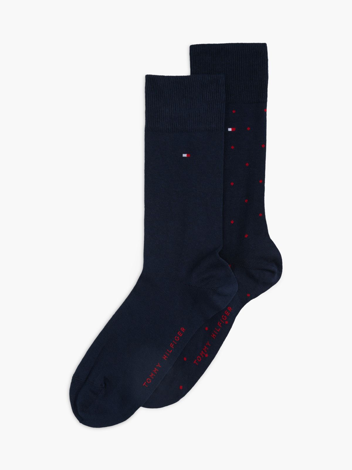 2-Pack Flag Polka Dot Socks — Blue