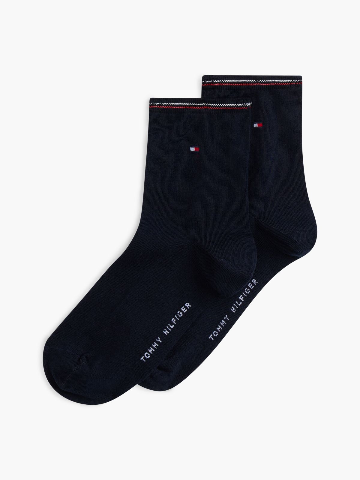 2-Pack Shiny Short Socks — Blue
