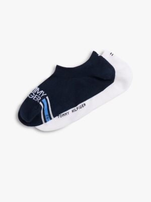 2 pack fantasmini con righe e logo blue da uomini tommy hilfiger