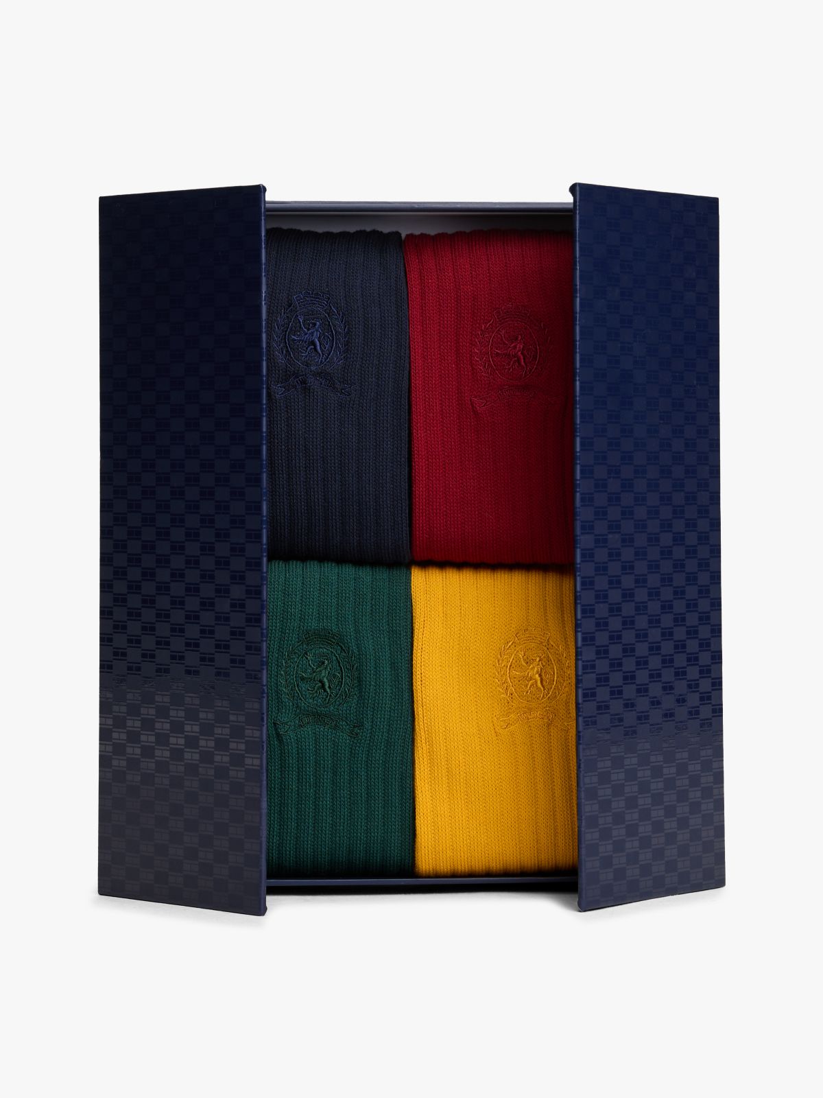 4-Pack TH Crest Socks Gift Box — Multi