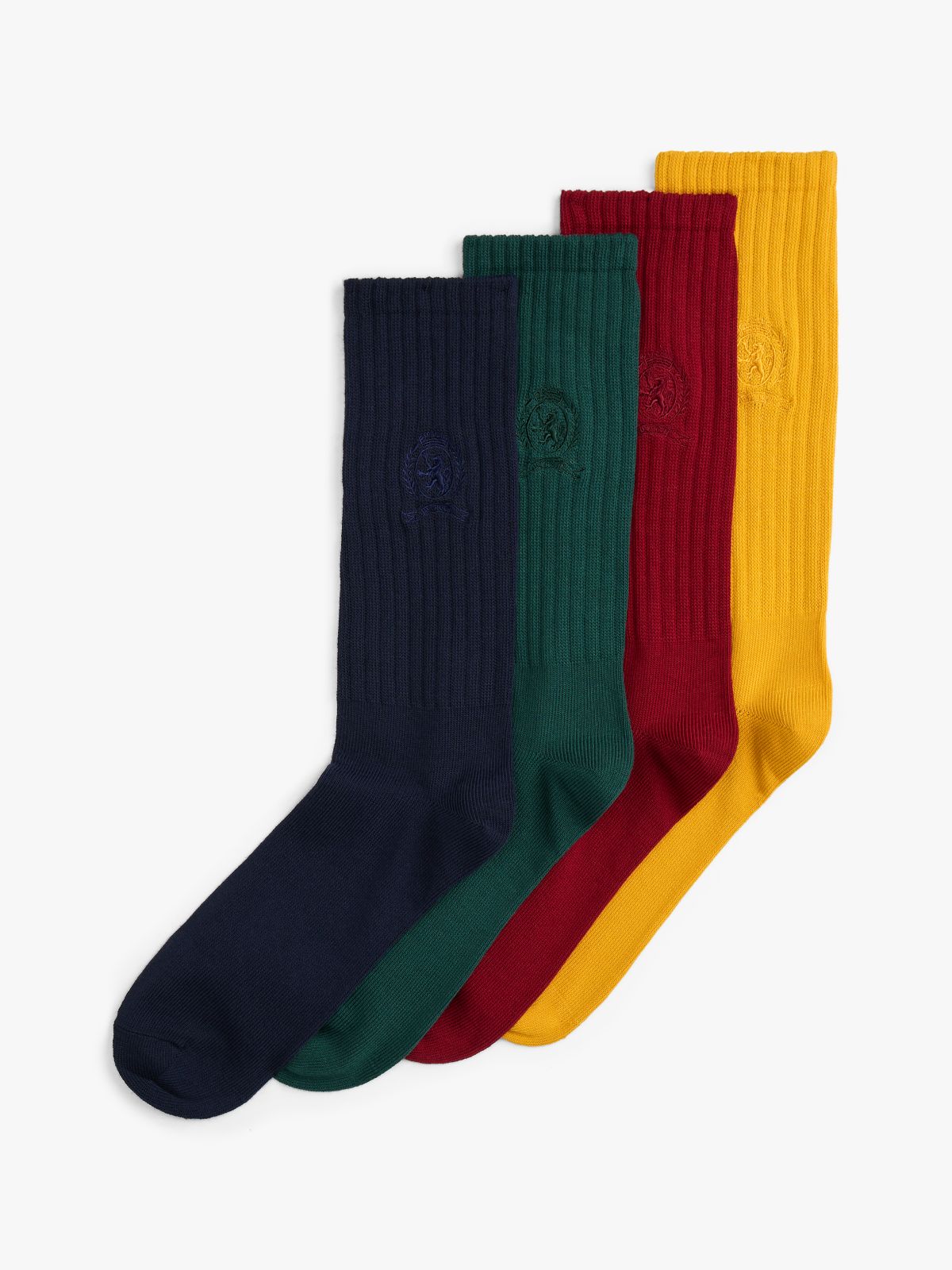 4-Pack TH Crest Socks Gift Box — Multi
