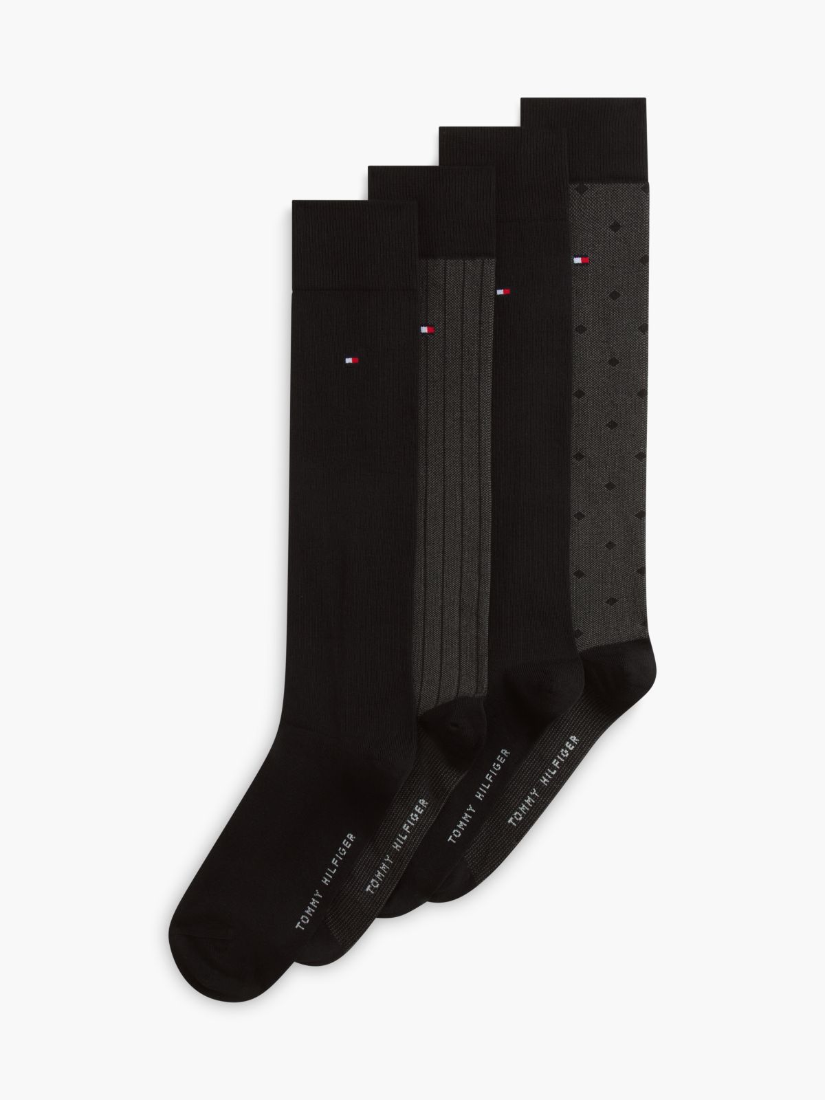 4-Pack Knee-High Socks Gift Box — Black