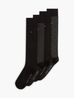 4-Pack Knee-High Socks Gift Box — Black 2