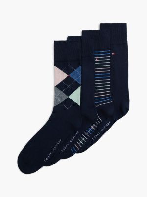 blue 4er-pack classic socken für herren - tommy hilfiger