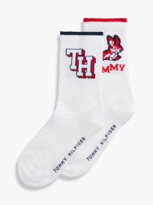 pack de 2 pares de calcetines con logo white de diseño inclusivo infantil tommy hilfiger