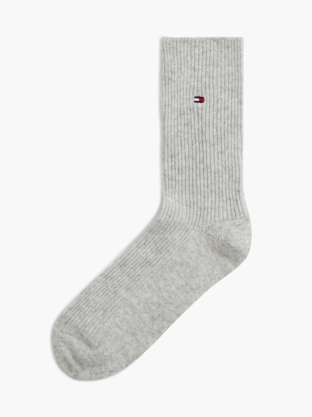 1-Pack Wool Blend Socks With Cashmere — Grey