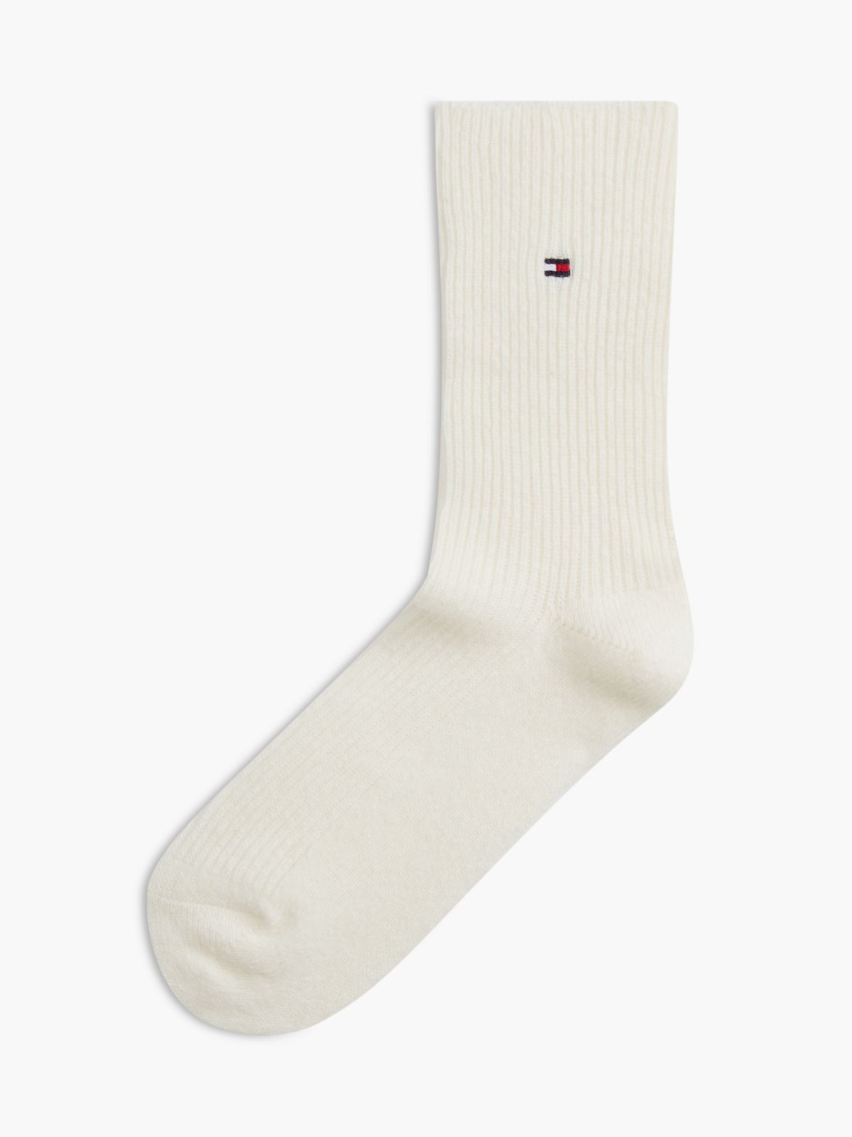 1-Pack Wool Blend Socks With Cashmere — White