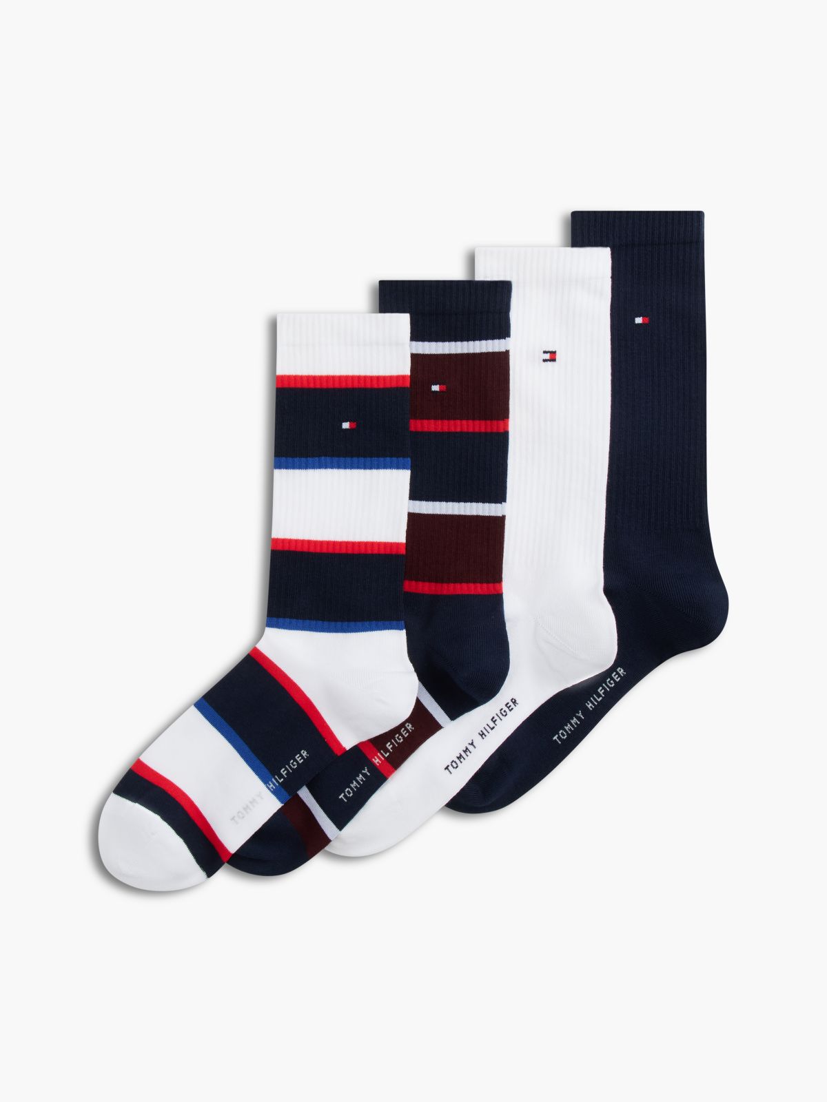 4-Pack Varsity Sports Socks — White