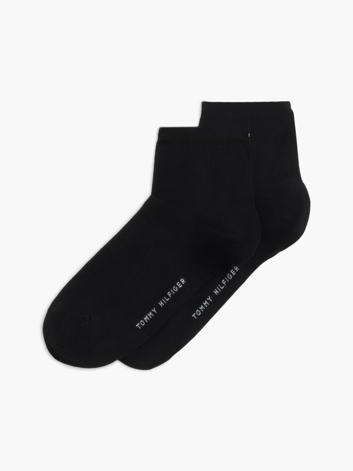 2-Pack Flag Embroidery Short Socks — Black