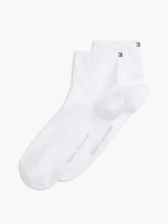 2-Pack Flag Embroidery Short Socks — White 1
