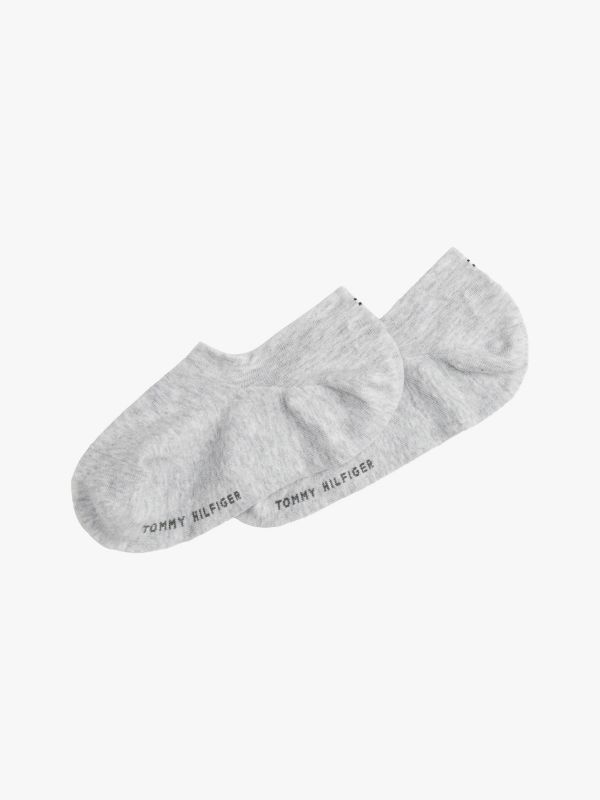 2-Pack Footie Socks — Grey