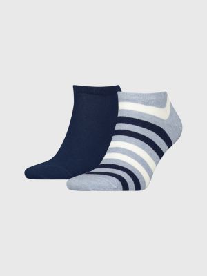 Lot de 2 paires de chaussettes Junior Garçon Tommy H Sportswear marine et  blanc