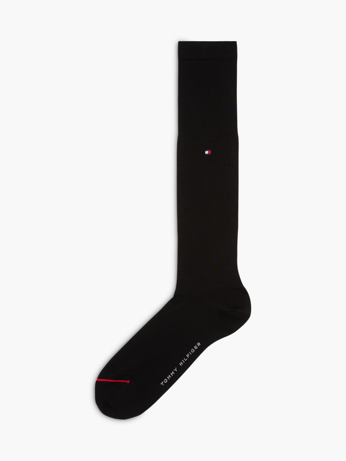 1-Pack Tailored Knee-High Socks — Black