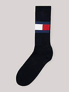 blue dual gender flag socks for men tommy hilfiger
