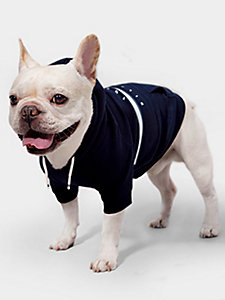 niebieski bluza z kapturem dla psa dla unisex - tommy hilfiger