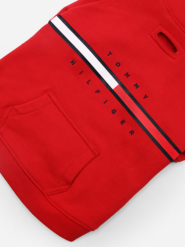 red dog hoody for unisex tommy hilfiger