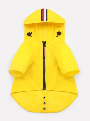 Tommy hilfiger yellow online rain jacket