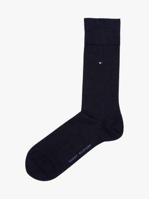 blue 1-pack socks with cashmere for men tommy hilfiger