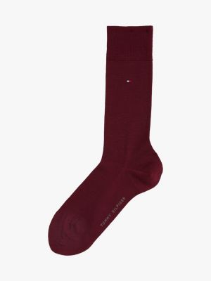 grey 1-pack wool rich socks for men tommy hilfiger