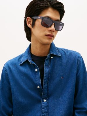 black square sunglasses for adults gender inclusive tommy hilfiger