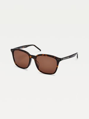 Tortoiseshell Square Sunglasses | BROWN 
