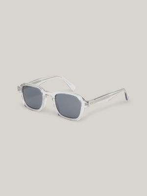 Rivet Detail Rectangular Sunglasses