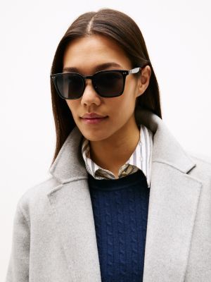 black square th monogram sunglasses for women tommy hilfiger